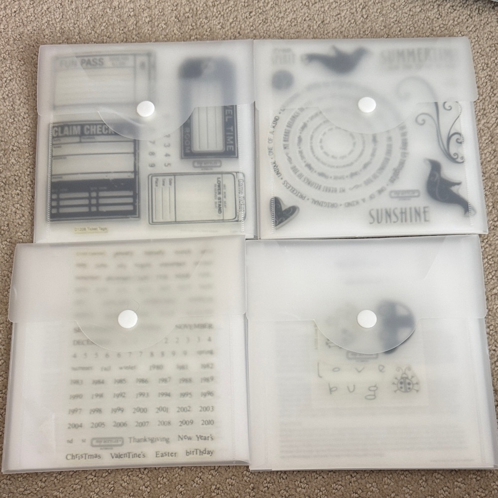 NWT CTMH Stamp Set Lot.